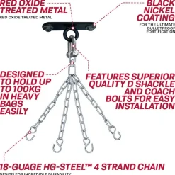RDX PC 4 Hook Chain & Swivel