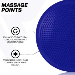 RDX PM Stability Cushion Seat Wobble Balance Disc with Air Pump
