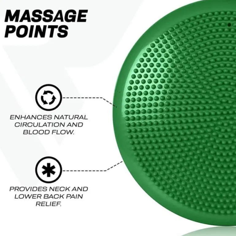 RDX PM Stability Cushion Seat Wobble Balance Disc with Air Pump