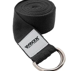 RDX P8 Non-Slip Cotton Yoga Strap with Rust Proof Steel D-Ring Buckle
