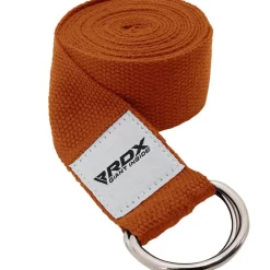 RDX P8 Non-Slip Cotton Yoga Strap with Rust Proof Steel D-Ring Buckle