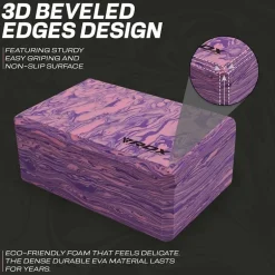 RDX PP EVA Foam High Density Non-Slips Yoga Block