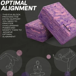 RDX PP EVA Foam High Density Non-Slips Yoga Block