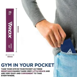 RDX PR 5-in-1 Pull Up Assist & Body Stretching Bands for Resistance Training