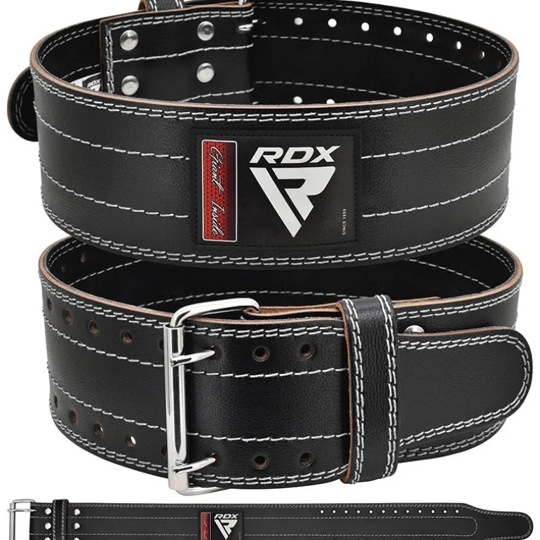 RDX RD1 4 Powerlifting Leather Gym Belt