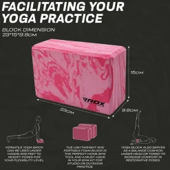 RDX RP EVA Foam High Density Non-Slips Yoga Block