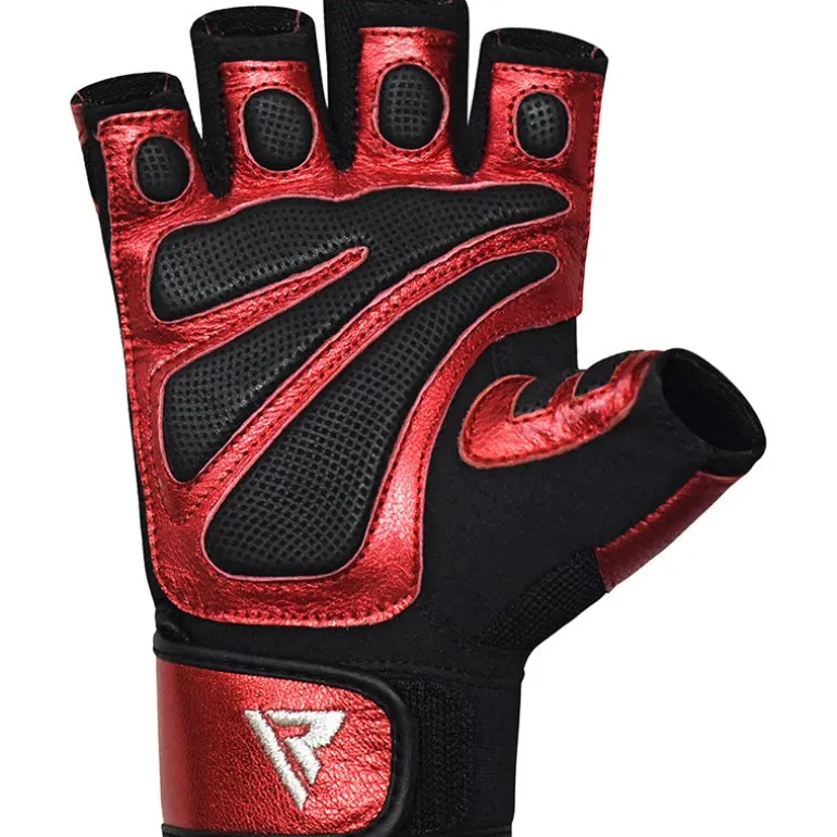RDX S8 Bold Leather Gym Gloves
