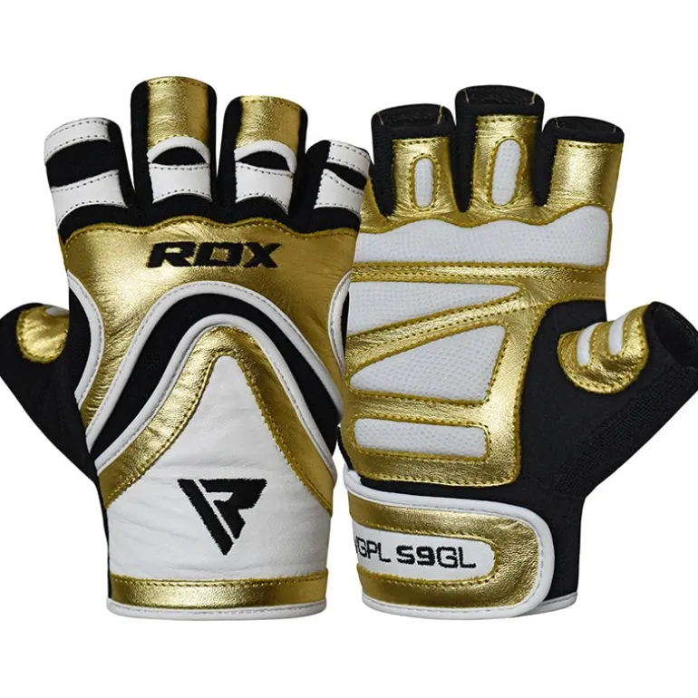 RDX S9 Glaze Leather Gym Gloves