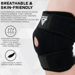 RDX SK Gel Padded Open Patella Brace for Knee Support