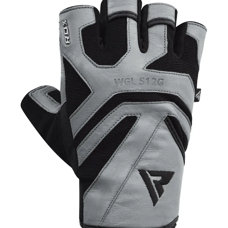 RDX S12 Leather Fitness Training Gloves