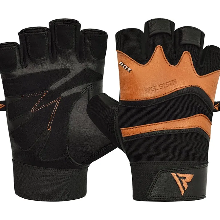 RDX S15 Leather Gym Fitness Gloves