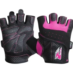 RDX S5 Pink Fingerless Gym Gloves