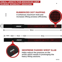 RDX S4 Weightlifting Wrist Straps