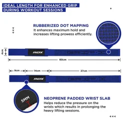 RDX S4 Weightlifting Wrist Straps