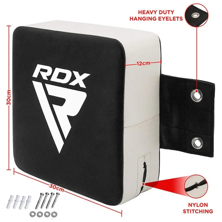 RDX T3 Black Leather X Straight Punch Wall Pad