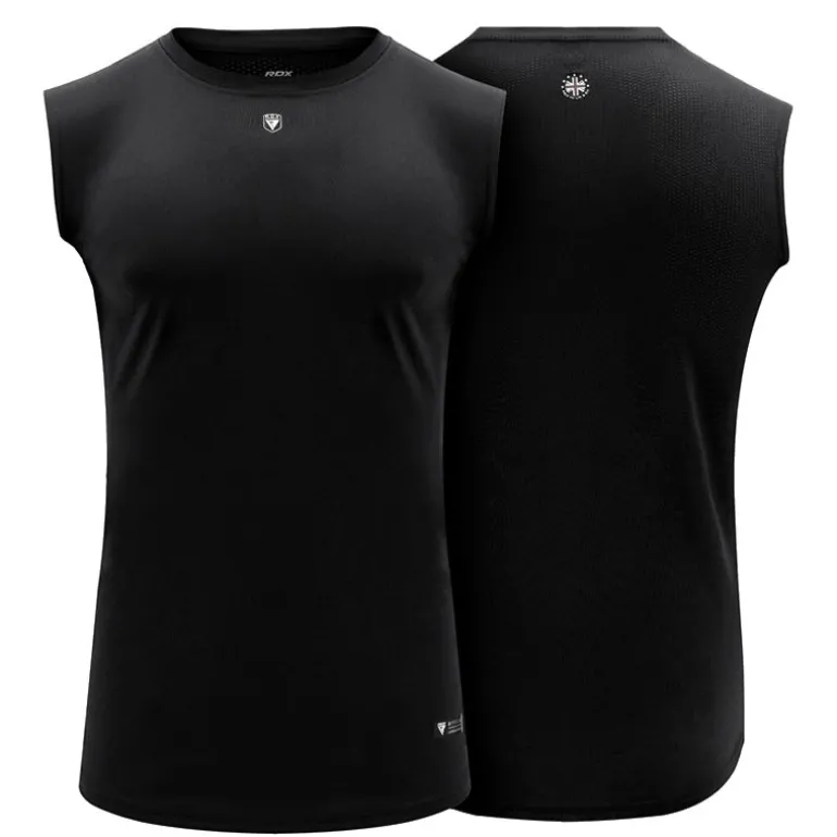 RDX T1 Black Sleeveless Top