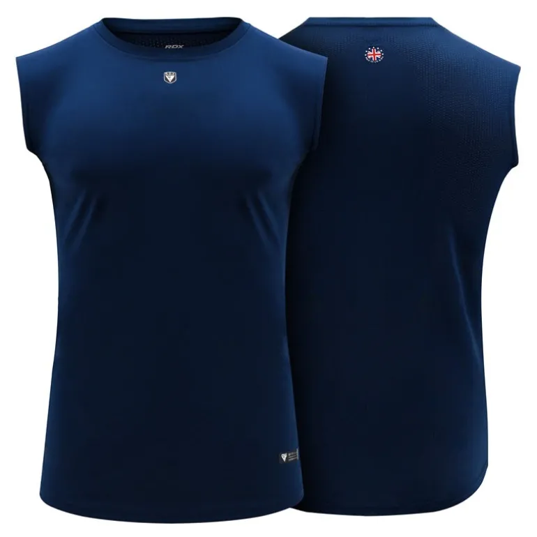RDX T1 Blue Sleeveless Top
