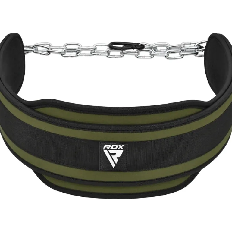 RDX T7 Elite Weight Training Dipping Belt With Chain