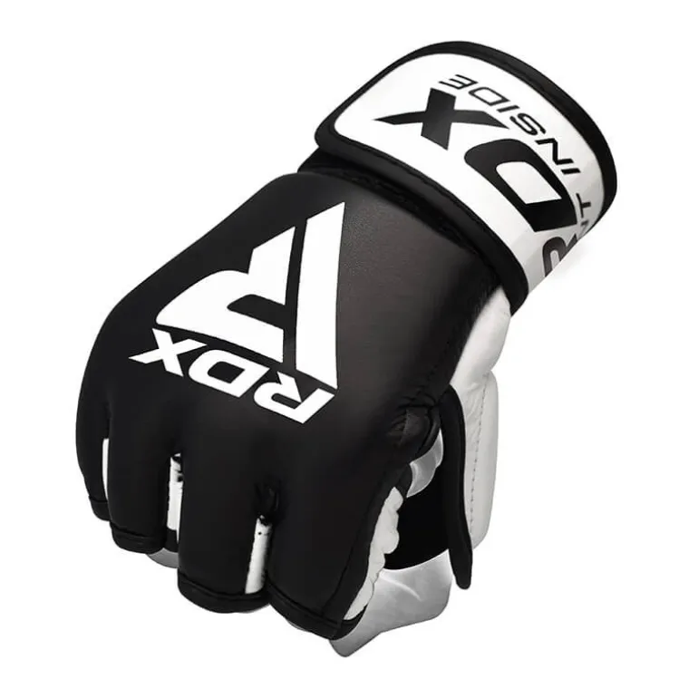RDX T9 Hearse Leather MMA Gloves