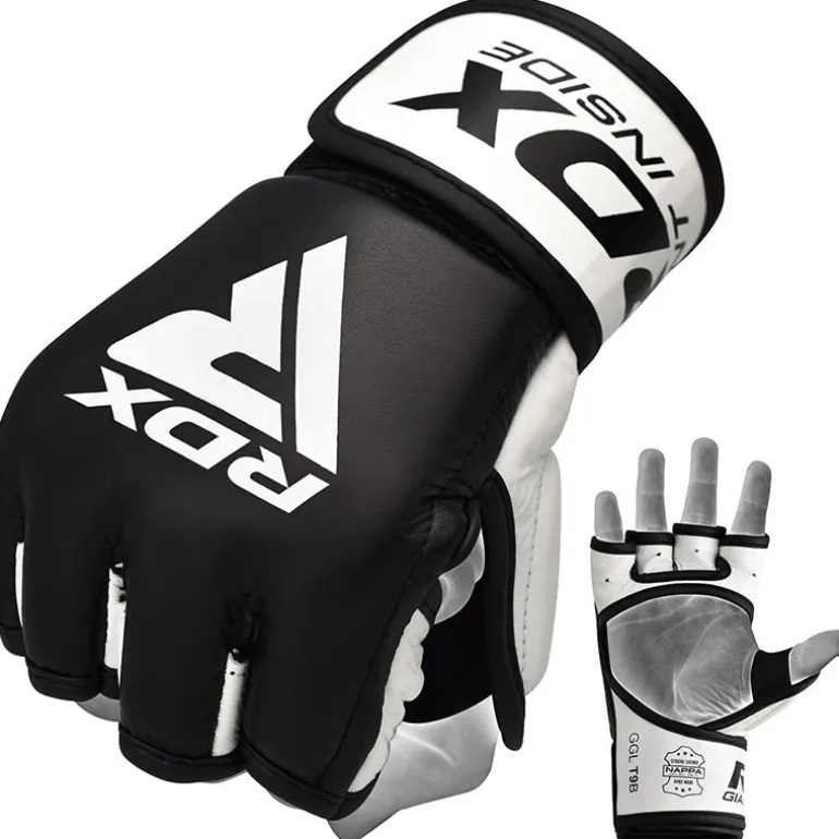 RDX T9 Hearse Leather MMA Gloves