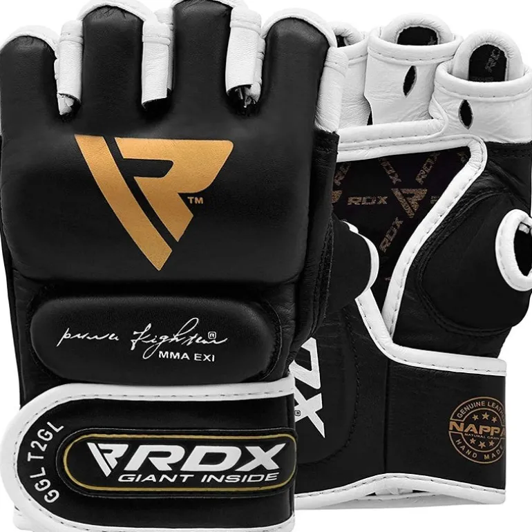RDX T2 Leather MMA Gloves