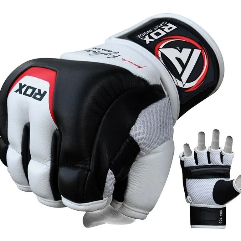 RDX T3 Leather MMA Gloves