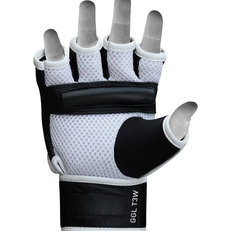 RDX T3 Leather MMA Gloves