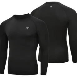 RDX T15 Long Sleeve Black Rash Guard