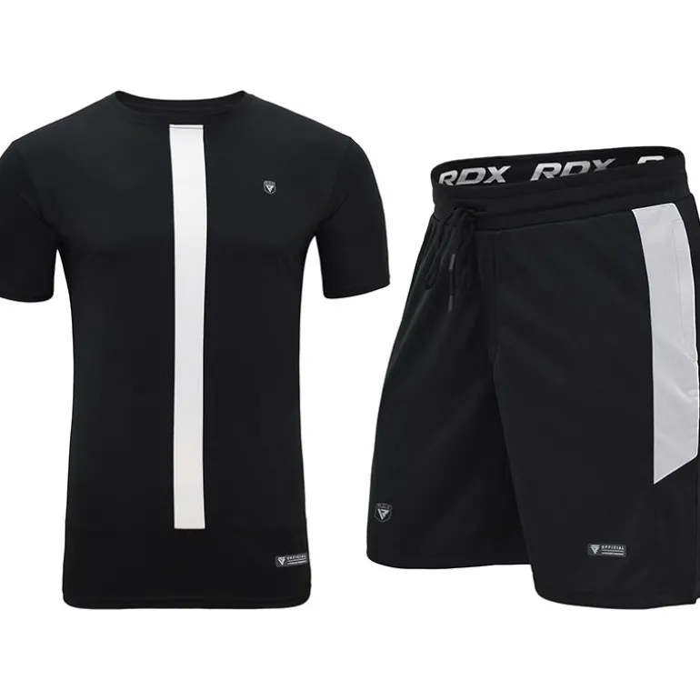 RDX T15 Nero Black T-Shirt & Shorts Set