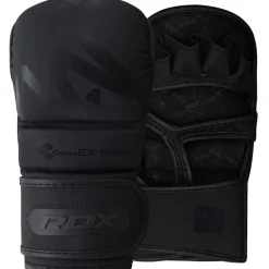 RDX T15 Noir Hybrid Mma Grappling Gloves With Best Knuckle Protection 7oz