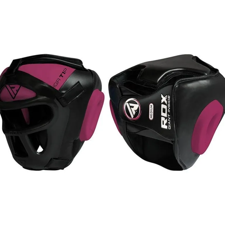 RDX T1 Pink Head Guard with Face Cage
