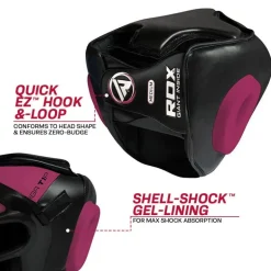 RDX T1 Pink Head Guard with Face Cage