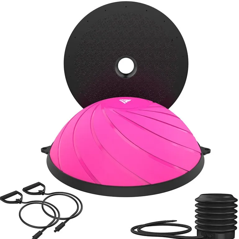 RDX TP Yoga Balance Trainer Half Ball with Resistance Tubes & Air Pump