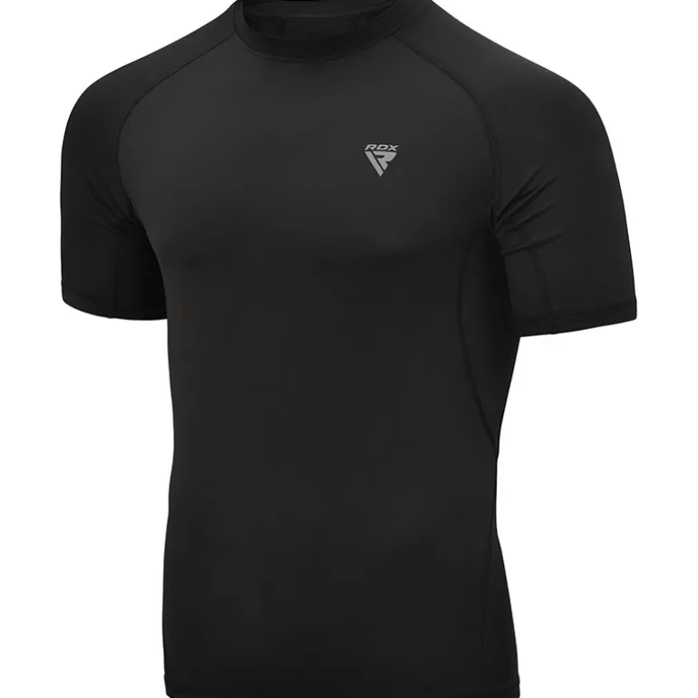 RDX T15 Short Sleeve Black Rash Guard