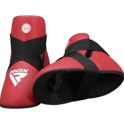 RDX T1 WAKO Foot Protector Red