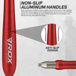RDX W2 Adjustable 10.3ft Skipping Rope with Non-Slip Aluminum Handles