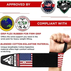 RDX W3AF Wrist Support Wraps For Weightlifting Oeko-Tex® Standard 100 Certified