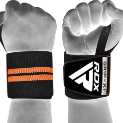 RDX W3 IPL USPA Approved Powerlifting Wrist Support Wraps with Thumb Loops OEKO-TEXStandard 100 certified