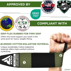RDX W3 IPL USPA Approved Powerlifting Wrist Support Wraps with Thumb Loops OEKO-TEXStandard 100 certified