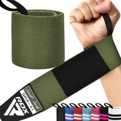 RDX W3 IPL USPA Approved Powerlifting Wrist Support Wraps with Thumb Loops OEKO-TEXStandard 100 certified