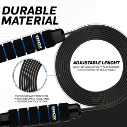 RDX W1 Jump Rope With Foam Handles