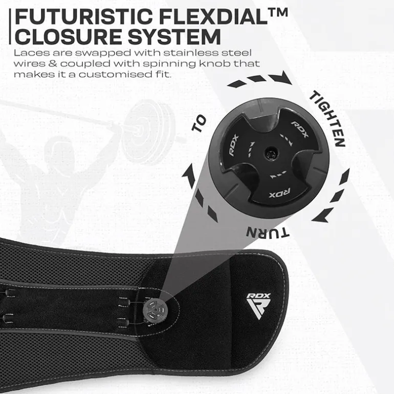 RDX WS FlexDIAL Adjustable FDA Approved Lumbar Back Support Brace