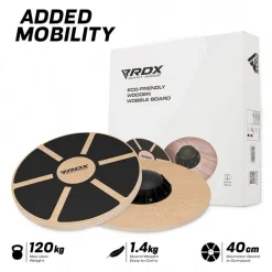 RDX W1 Wooden Wobble Round Balance Board