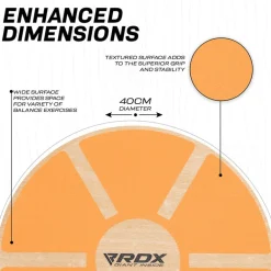 RDX W1 Wooden Wobble Round Balance Board