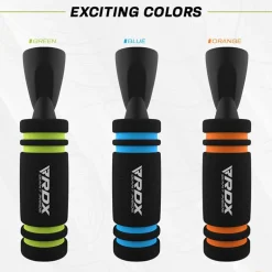 RDX X2 Adjustable 10.3ft Non-Slip Memory Foam Soft Handles Skipping Rope
