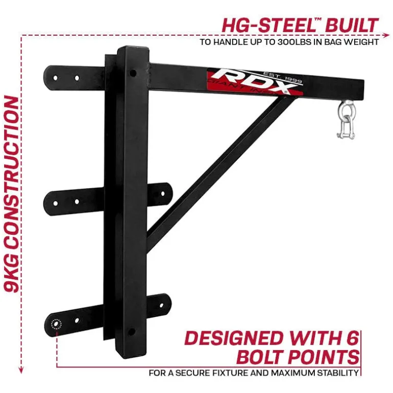 RDX X4 2ft Folding Punch Bag Wall Bracket