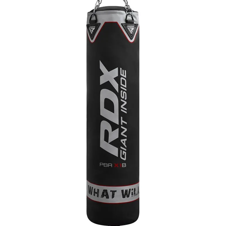 RDX X1 4ft / 5ft 2-in-1 Black Boxing & MMA Training Punch Bag Set