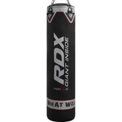 RDX X1 4ft / 5ft 4-in-1 Punch Bag with Mitts & Ceiling Hook Set