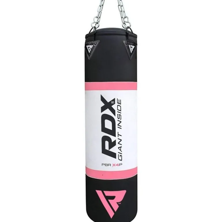 RDX X4 4ft 13-in-1 Heavy Boxing Punch Bag & Mitts Set