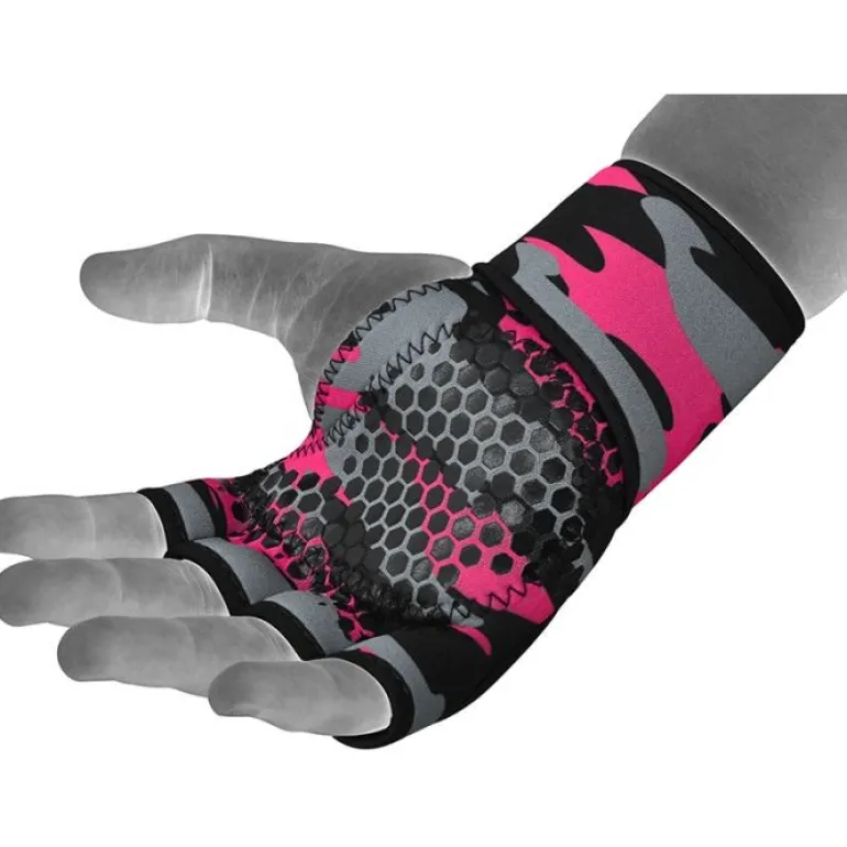 RDX X3 Pink Weightlifting Grips For Women
